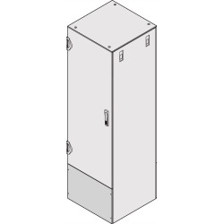 Schroff Varistar Connection Plate for Shortened Door/Rear Panel, IP 20, RAL 7021, 400H 800W