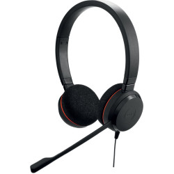 Jabra Evolve 20 Austiņas Vadu Birojs / zvanu centrs USB Type-C / USB Type-A Melns