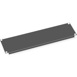 Value 19" Blank Panel, 4U, Metal, black