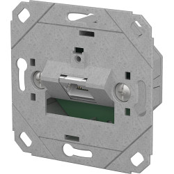 Metz Connect E-DAT C6A IDC Dose, 1 Port, UP0, metallisch