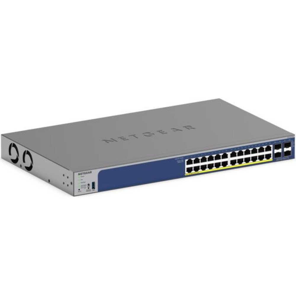 Netgear 28-Port PoE Gigabit/10G Stackable Smart Switch (GS728TXP)