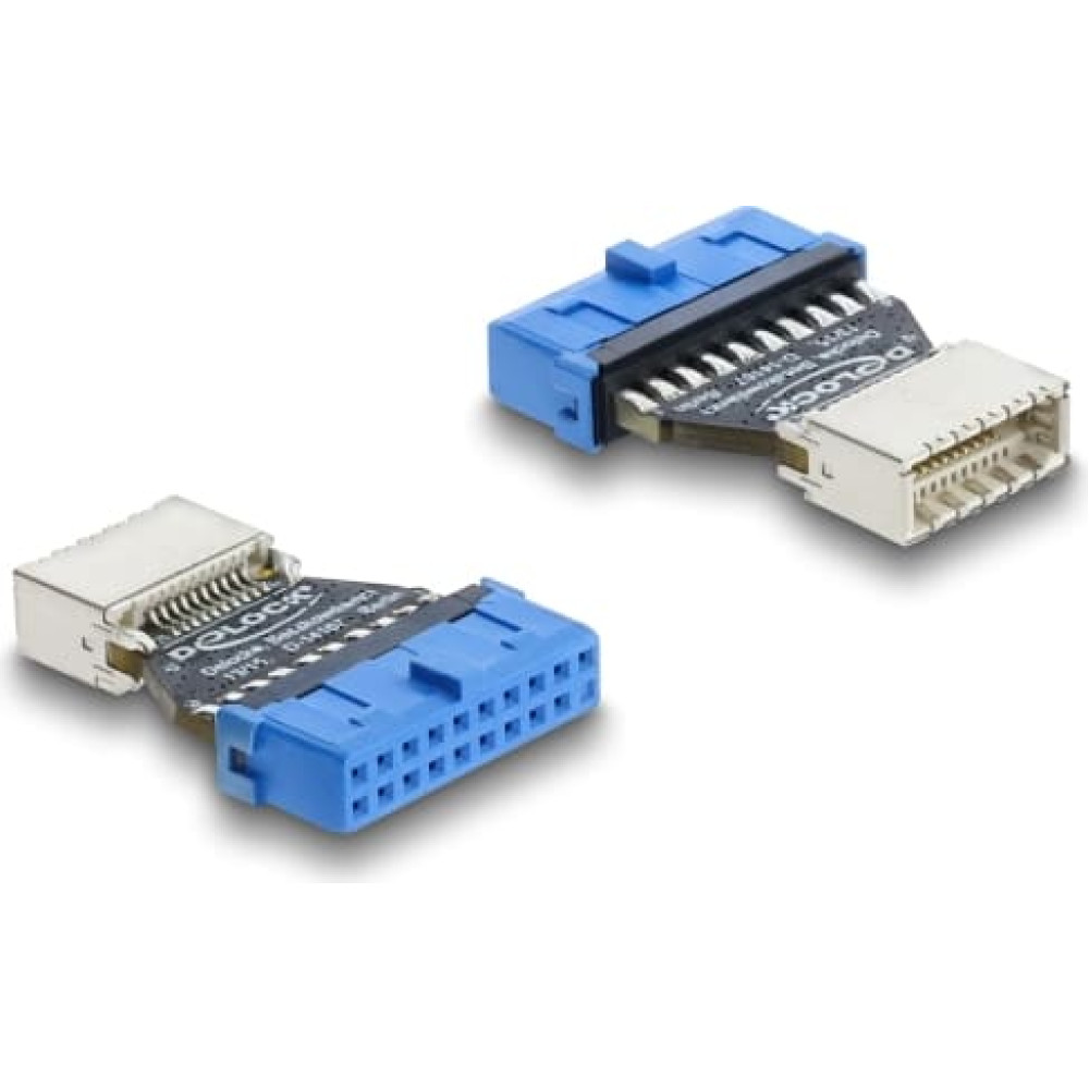 Delock Adapter USB 5 Gbps 20 pin header female to USB 5 Gbps Type-E Key B female