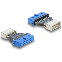 Delock Adapter USB 5 Gbps 20 pin header female to USB 5 Gbps Type-E Key B female