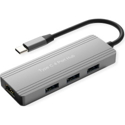 Value USB 3.2 Gen 1 Hub, 4fach, USB-C Anschlusskabel