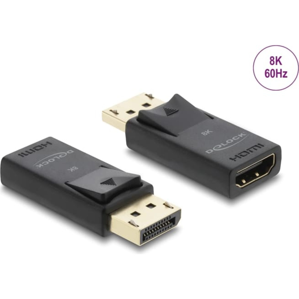 Delock Active DisplayPort 1.4 to HDMI Adapter 8K with HDR function