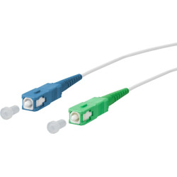 Metz Connect OpDAT patch cord, SC-S/SC-S APC OS2, 3 m