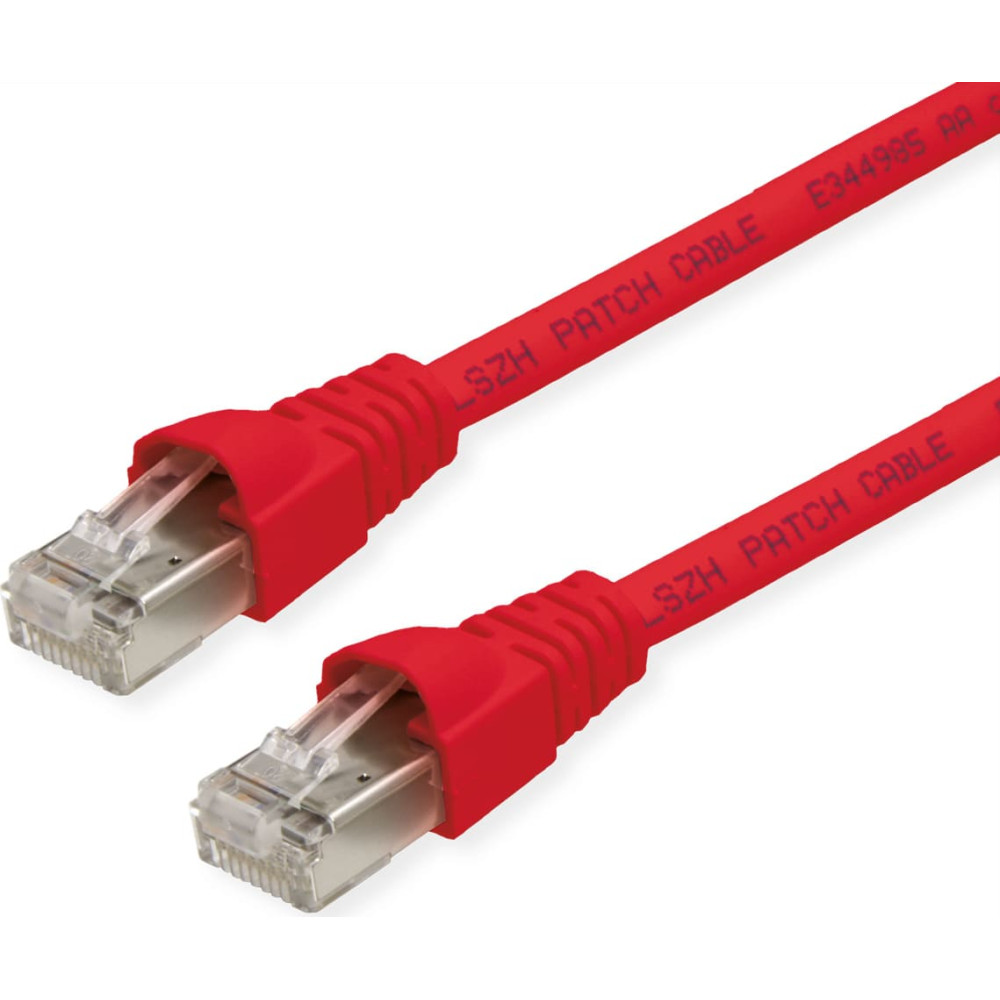 Teleg&auml;rtner Karl G&auml;rtner  TELEG&Auml;RTNER RJ45 Patch Cord S/FTP, Cat.6A, LSZH, red, 7.5 m