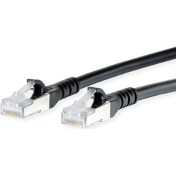 Metz Connect Patch cord Cat.6A AWG 26, LSOH, black, 30 m