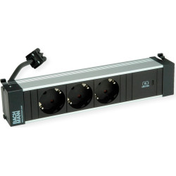 Bachmann POWER FRAME M 3xCEE7/3, 1xUSB C 30W 0.2m GST18