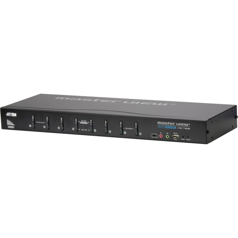 Aten CS1768 KVM Switch DVI, USB, Audio, 8 Ports