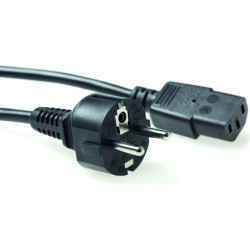 ACT POWERCORD SCHUKO-C13 BK  2.50M