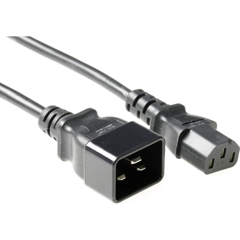 ACT POWERCORD C13-C20 BLACK  2.00M