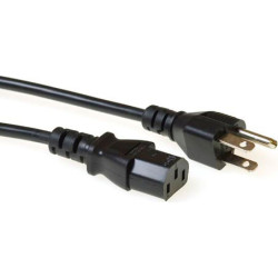 ACT POWERCORD USA-C13 BLACK  2.50M