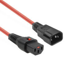 ACT POWERCORD C13 LOCK-C14 RD 1.0M