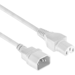 ACT POWERCORD C14-C15 WH 2.00M