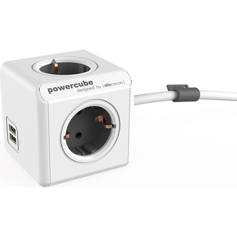 Allocacoc POWERCUBE EXTENDED USB 1.5M EU