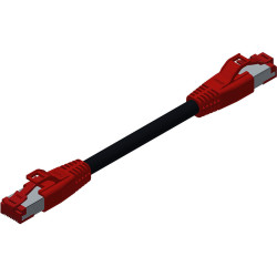Conec IND PATCH C5E 4X2XAWG26 RD 10M