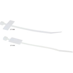 ACT CABLE TIE TRANS LABEL 100MM