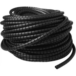ACT 15MM SPIRAL CORD, 50M BLACK