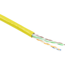 ACT C6A U/UTP PATCH PVC YELLO 305M
