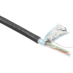 ACT C5E F/UTP PATCH LSZH BLAC 500M