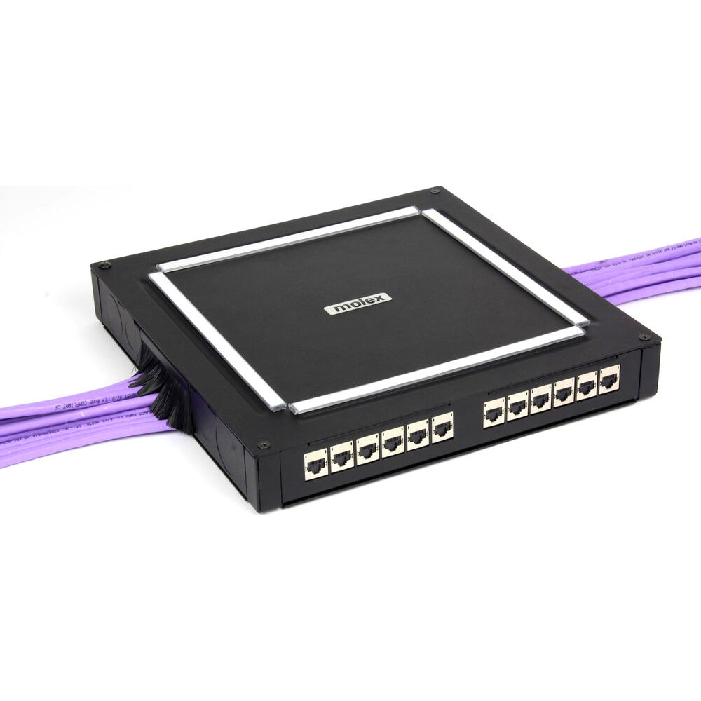 Molex ZONE ENCLOSURE UNLOADED BLACK