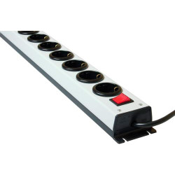 Kaiser PDU 6X CEE7/7+SWITCH 3500W 19