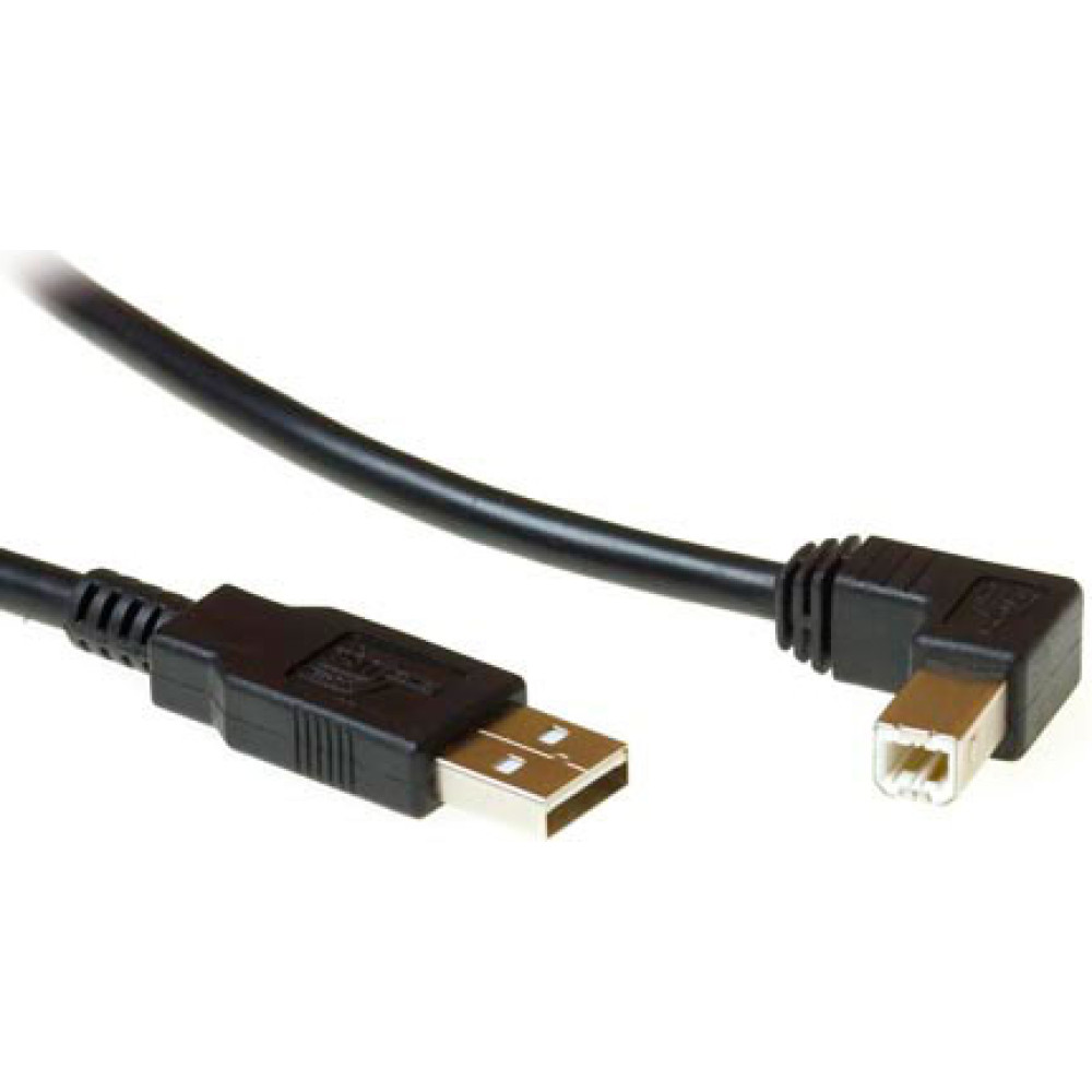 ACT USB2 AM-BM RIGHT ANGLE   1.80M