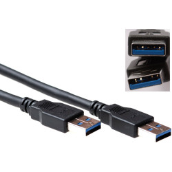 ACT USB3.0 A MALE-A MALE     0.50M