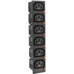 ACT IEC LOCK 6X C13 OUTLET