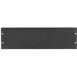 Wp Rack BLANK PANEL 3U BLACK RAL 9005
