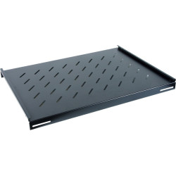 WP RACK  FIXED SHELF 1U 550MM BLACK