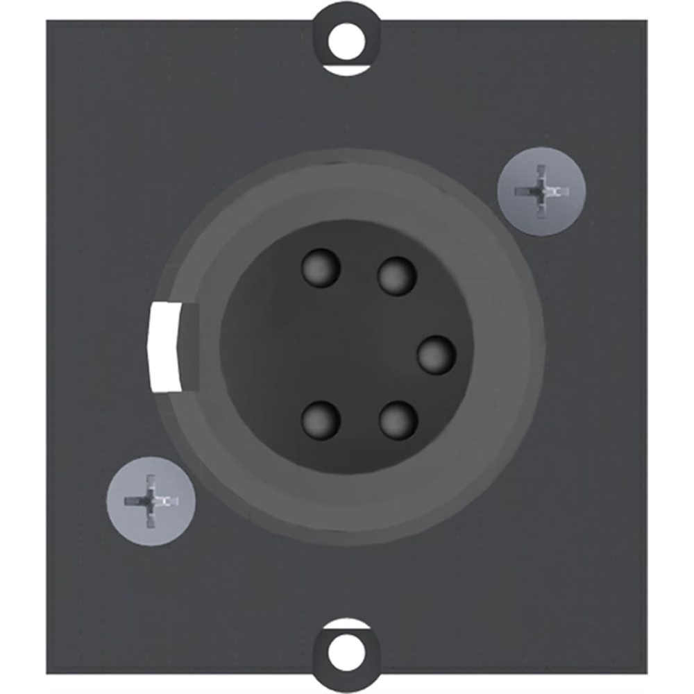Bachmann frame XLR 5-pin socket , Screw connection 5-pole