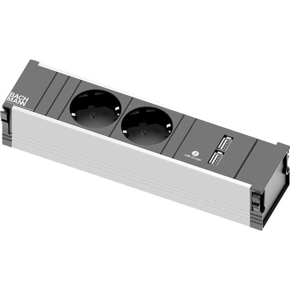 Bachmann CONI 2x earthing contact 1x USB Charger