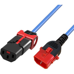 ACT POWERCORD C13SL+-C14L BL 2.00M