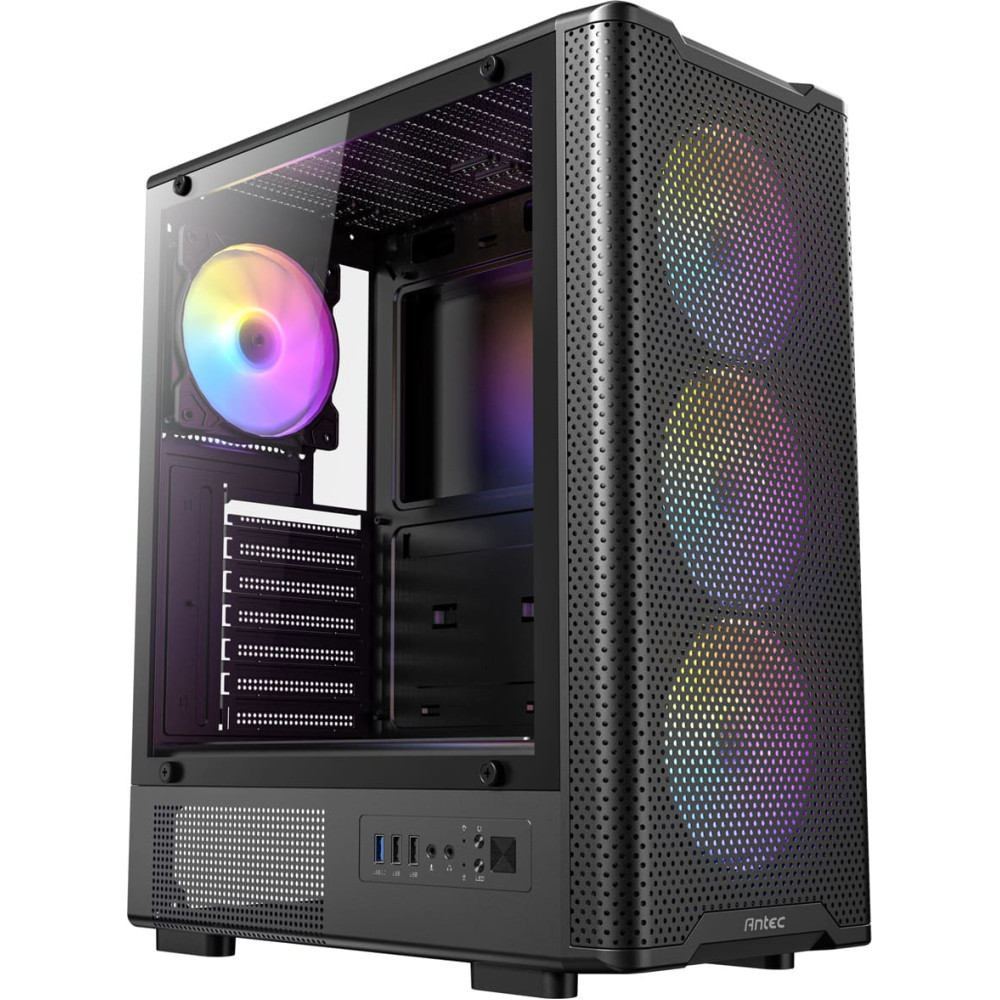Antec VX-310 ARGB ATX, Micro-ATX, ITX Mid-Tower Gaming PC Case, black
