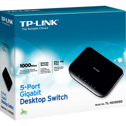 Tp-Link Technologies TP-LINK TL-SG1005D Unmanaged network switch Gigabit Ethernet (10/100/1000) Black network switch