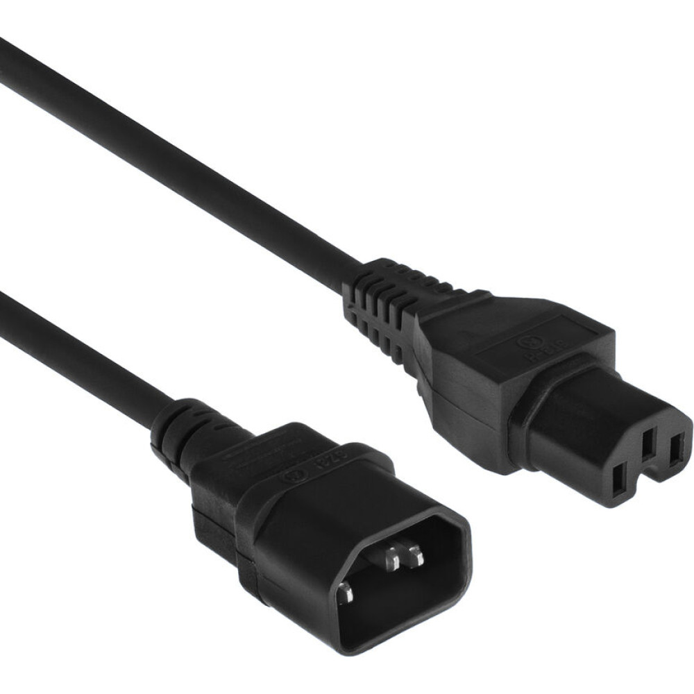 ACT POWERCORD C14-C15 BK 3.00M