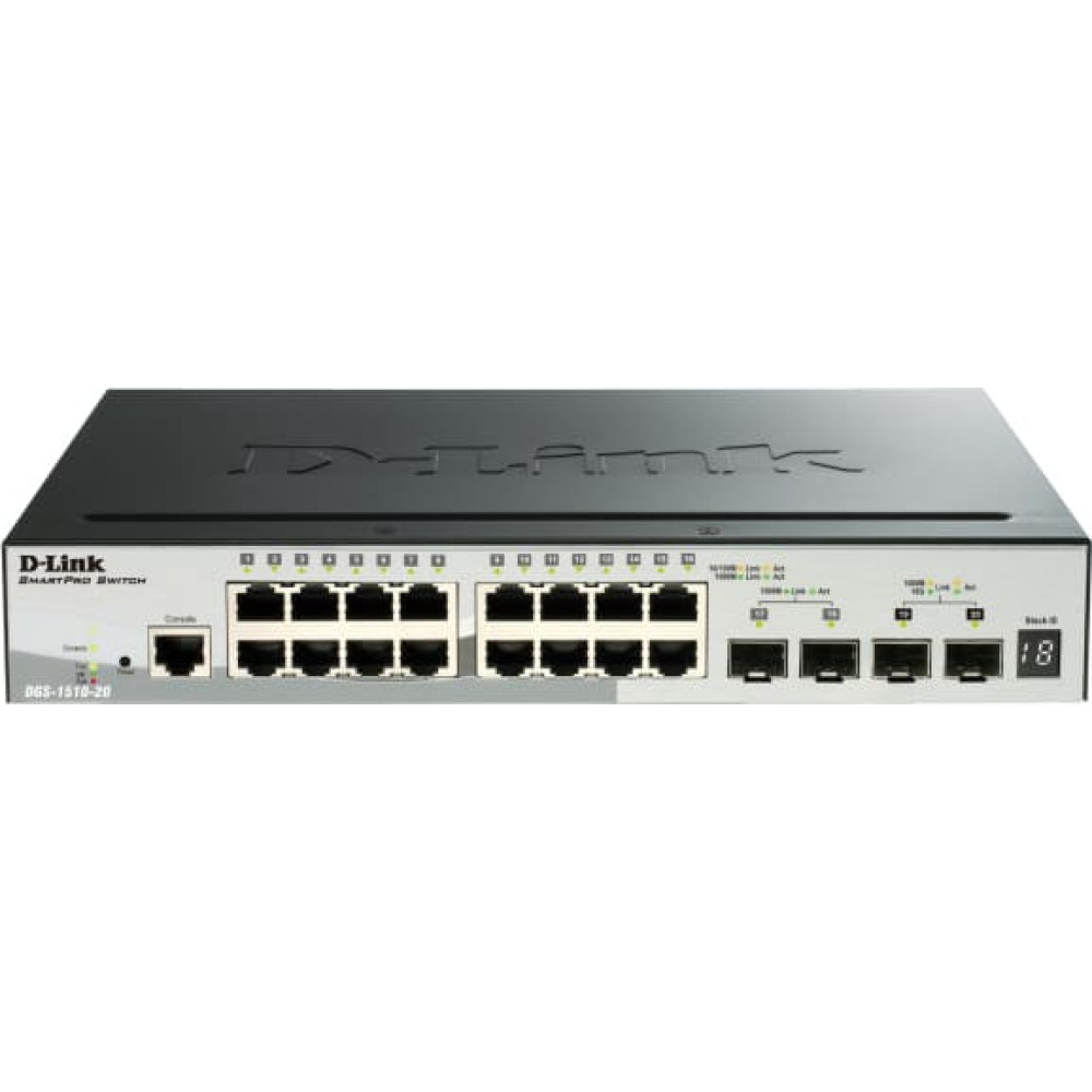 D-Link DGS-1510-52XMP Vadīts L3 Gigabit Ethernet (10/100/1000) Power over Ethernet (PoE) Melns