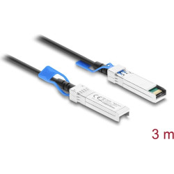 Delock Twinax Cable SFP28 male to SFP28 male 25 Gbps 3 m