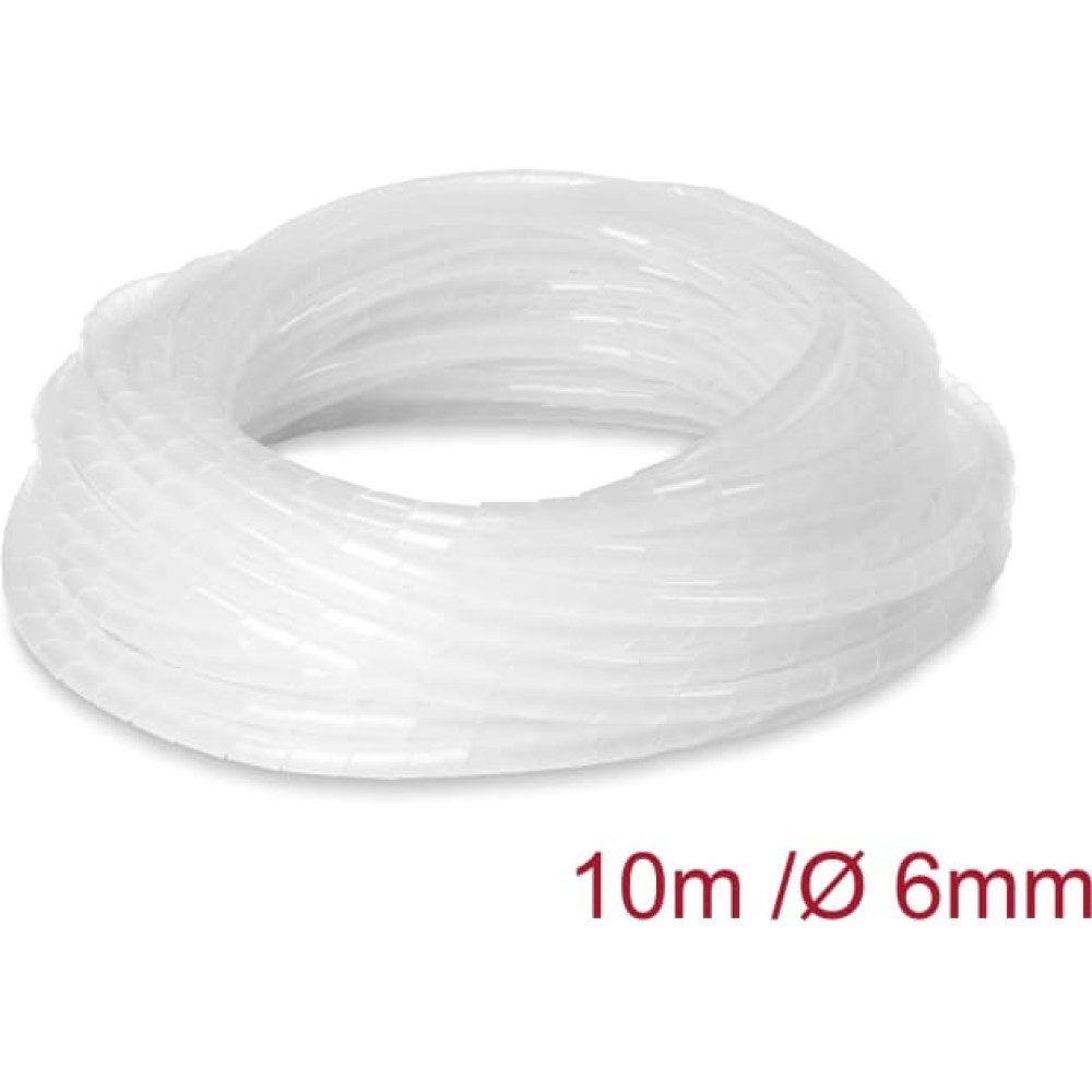 Delock Spiral Hose 6 mm diameter 10 m transparent