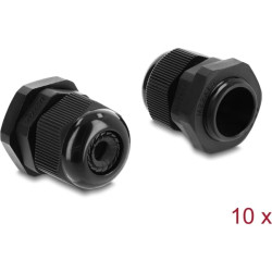Delock Cable Gland M22 x 1.5 mm 10 pieces black