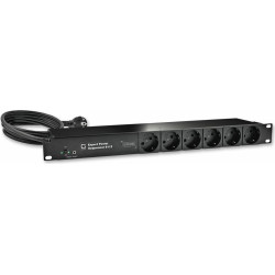 Gude 8112-4 Expert Power Sequenzer 6x Schutzkontakt mit Überspannungsschutz und Netzfilter