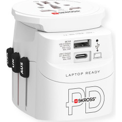 Skross PRO Light USB AC45PD World Travel Adapter, worldwide