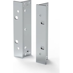 Schroff EuropacPRO 19" Bracket for Textile Gasket, Type F, Handle Holes, 3 U