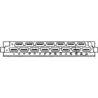 Schroff Connector Type H, EN 60603, DIN 41612, Male, 15 Contacts, Pin Length 3.0 mm