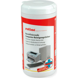 Roline Disinfectant Computer Cleaning Wipes, 100 pcs.