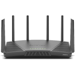 Synology RT6600ax Router WiFi6 1xWAN 3xGbE 1x2.5Gb wireless router Tri-band (2.4 GHz / 5 GHz / 5 GHz) Black