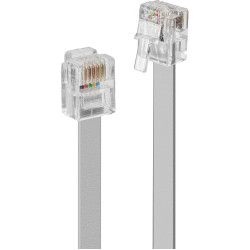 Lindy 5m RJ12 Cable 6P6C