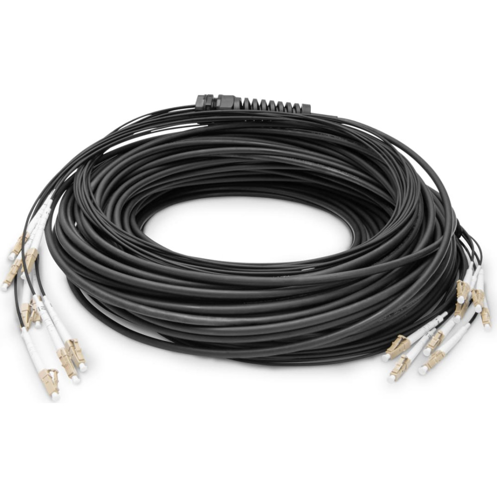 Digitus Pre-assembled Fiberglass Universal Breakout Cable, Multi Mode OM4, 8 Fibers, LC/UPC - LC/UPC